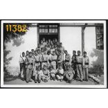 Eredeti fotó, papírkép. katonák puskával 1920-as évek, Magyarország 