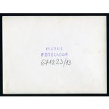 Motor egy IKARUS buszban, jármű, közlekedés, sorszámozott fotó 'IKARUS FOTÓLABOR' Eredeti fotó, papírkép.