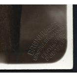 Brunhuber műterem, Budapest, elegáns hölgy bundában, retikül, kalap, 1920-as évek, Eredeti fotó, papírkép. 