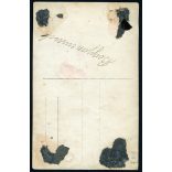 Barna műterem, kisfiú karikával, labdával, játék, 1910-es évek, Eredeti fotó, papírkép.  