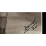 Zelesny műterem, Pécs, szignózott, Urvölgyi Stubnya Béla, kisfiú kiránduló ruhában, bőrnadrág, 1933, 1930-as évek, Eredeti fotó, papírkép. 