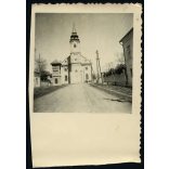 Szarvas, evangélikus templom, 1940-es évek, Horthy-korszak, Békés megye, helytörténet, Eredeti fotó, papírkép. 