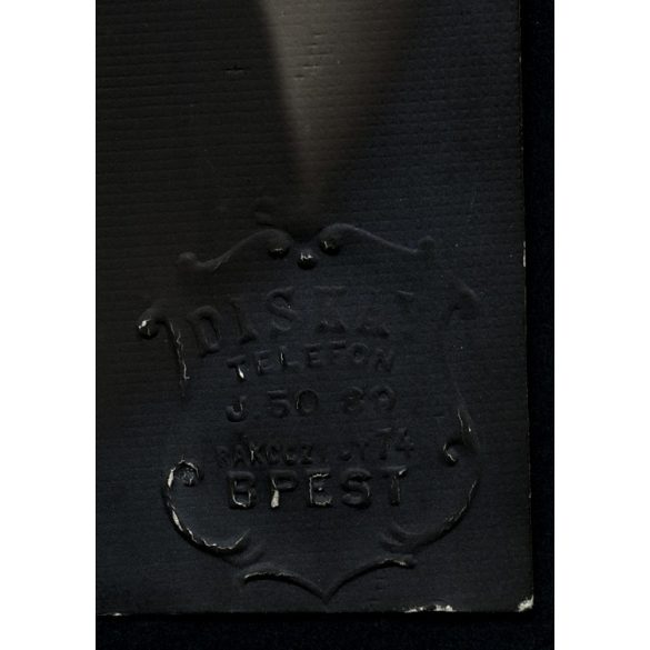 Diskay műterem Budapest, csinos hölgy portréja, szignózva, 1920-as évek, Eredeti fotó, papírkép. 