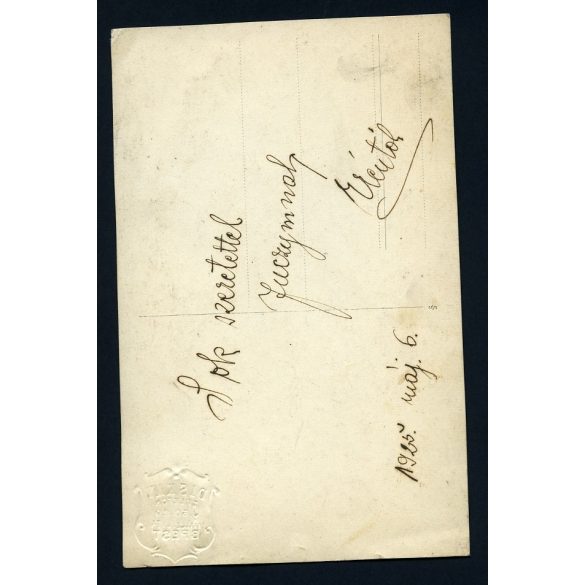 Diskay műterem Budapest, csinos hölgy portréja, szignózva, 1920-as évek, Eredeti fotó, papírkép. 