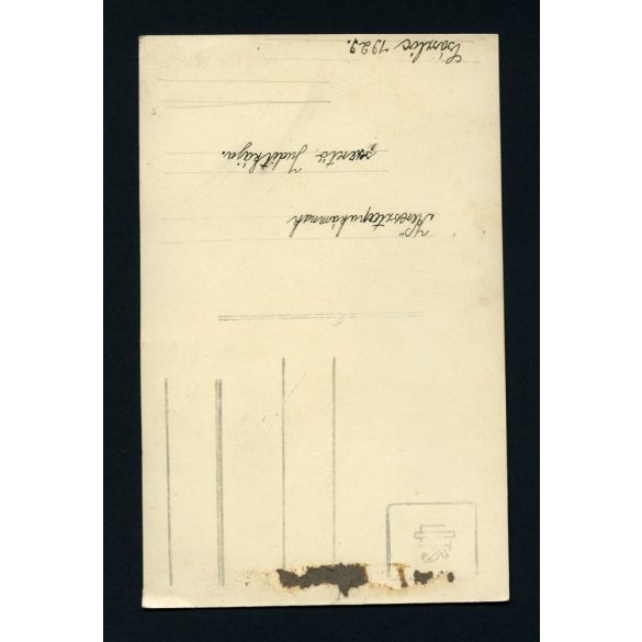 Kántor műterem Ungvár (Uzhorod), Kárpátalja,  császlóci lány elsőáldozási fotója, egyház, vallás, 1920-as évek, Eredeti fotó, papírkép. 
