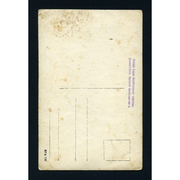 Pataki műterem Szombathely, elegáns hölgy kalapban, retiküllel, virágokkal, 1910-es évek, Eredeti fotó, papírkép.  