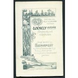 Székely Aladár műterme, Budapest, csinos kislány padon babával, játék, 1900-as évek, Eredeti CDV, vizitkártya fotó. 