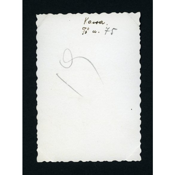 Kassa, Fő utca 75, Felvidék, baby reklám, város, 1940-es évek eleje, Eredeti fotó, papírkép.   