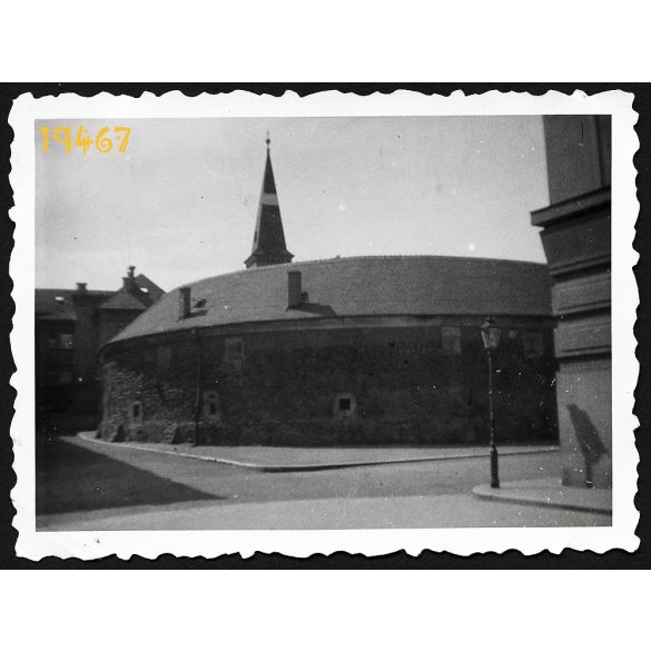 Kassa, Felvidék, Hóhérbástya, Fazekas utca 13, utcakép, városkép, 1940-es évek, Eredeti fotó, papírkép.