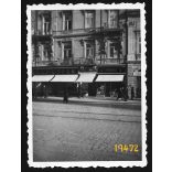 Kassa, Felvidék, Fő utca 75, kirakatok, utcakép, városkép, 1940-es évek, Eredeti fotó, papírkép. 