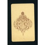 Kózmata műterem, Pest, elegáns hölgy nyaklánccal, portré, 1860-as évek, Eredeti CDV, vizitkártya fotó.   