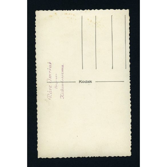 Rácz Imréné műterme, Kiskundorozsma, fiú portréja, 1930-as évek, Eredeti kézzel színezett fotó, papírkép.   