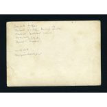 Nógrádmegyer, férfiak munkaruhában, Cserhát, Nógrád, falu, munkás, paraszt, 1920-as évek, Eredeti fotó, papírkép hátoldalon a szereplők nevei. 