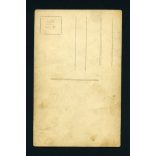 Mészáros műterem, Veszprém, elegáns pár magyaros ruhában, jelmez, pipa, bajusz, népszínmű, színház, Eredeti fotó, mélynyomóval jelzett kézzel színezett papírkép. 