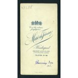 Mai műterem, Szmrecsányi Vera, elegáns kislány masnival, Budapest, portré, 1911, 1910-es évek, Eredeti kabinet fotó.   