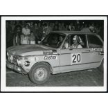 13. Nemzetközi Taurus Rally 1974, BMW 2000, Hartsch Horst & Scheffel Günter   autó, jármű, közlekedés, szocializmus, 1974, 1970-es évek, Eredeti fotó, papírkép. 
