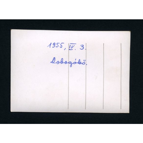 Ikarus 601 távolsági autóbusz, busz, Dobogókő, jármű, közlekedés, 1955, 1950-es évek, Eredeti fotó, papírkép.  