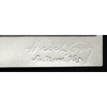 Hirsch (?) műterem, Igló, Felvidék,  fiútestvérek rövidnadrágban, gyönyörű festett háttér, 1920-as évek, Eredeti fotó, papírkép.  