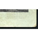 Magyar műterem, Budapest, kisfiú matrózblúzban. karikával, játék, gyerek, portré, 1909, 1900-as évek, Eredeti fotó, papírkép. 