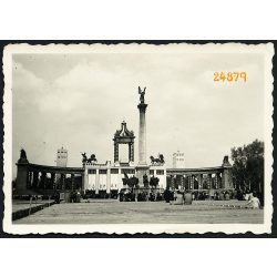   Eucharisztikus Világkongresszus, Budapest, Hősök tere, vallás, egyház, 1938, 1930-as évek, Eredeti fotó, papírkép.  