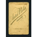 Antal Béla fényképész, Zalaegerszeg (?), szakállas férfi kalapban, portré, 1890-es évek, Eredeti CDV, vizitkártya fotó.  