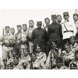 A Nemzeti Hadsereg katonái, Magyarország, puska, fegyver, katona Horthy-korszak, 1953, 1920-as évek, Eredeti fotó, papírkép.   