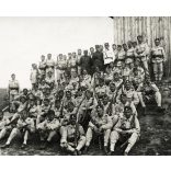 A Nemzeti Hadsereg katonái, Magyarország, puska, fegyver, katona Horthy-korszak, 1953, 1920-as évek, Eredeti fotó, papírkép.   