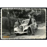 Adler Trumpf kabrió limuzin, Kolozsvár, Erdély, autó, jármű, közlekedés, 1960, 1960-as évek, Eredeti fotó, papírkép.   