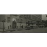 Kassa, Felvidék, Főposta épülete, városkép, autó, jármű, közlekedés, 1940-es évek, Eredeti fotó, papírkép.  