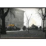 1956-os forradalom, Budapest, katonák, tankok a Fővám téren, 1950-es évek, Eredeti fotó, papírkép. 