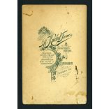 ifj. Knebel műterem, Szombathely, testvérek ünneplő ruhában, gyerek, portré, 1890-es évek, Eredeti kabinetfotó.  