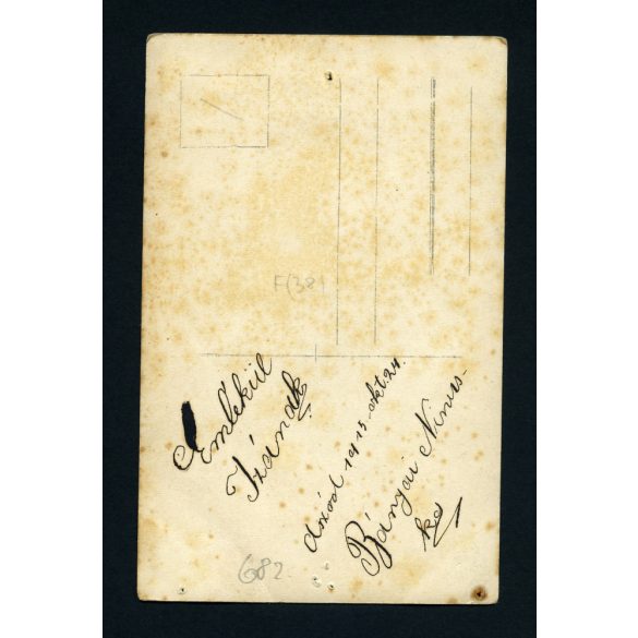 Aszód, kislány, 'Bányai Ninus' portréja a kertben, kosár, virág, 1915, 1910-es évek, Eredeti fotó, papírkép.  