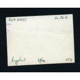 Junkers JU 86k német katonai repülőgépek, 2. világháború, 1940-es évek, eredeti sorszámozott UFA fotó, papírkép, középen törésnyom. 