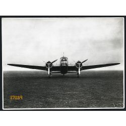  Fiat BR. 20 olasz bombázó, repülőgép, 2. világháború, katona, 1941, 1940-es évek, Eredeti nagyobb méretű fotó, papírkép.  