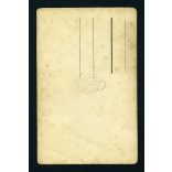 Tóth műterem, Lajosmizse, 1920-as évek, fiú csíkos öltönyben könyvvel, különös (szabadtéri ?) vidéki műterem földes padlóval, festett háttérrel. Eredeti fotó, papírkép.  