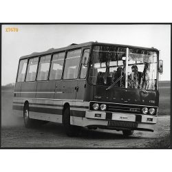   Ikarus 250-es autóbusz, jármű, közlekedés, busz, 1970-es évek, Eredeti nagyobb méretű fotó, papírkép, készítette ifj. Schreiter Nándor. 