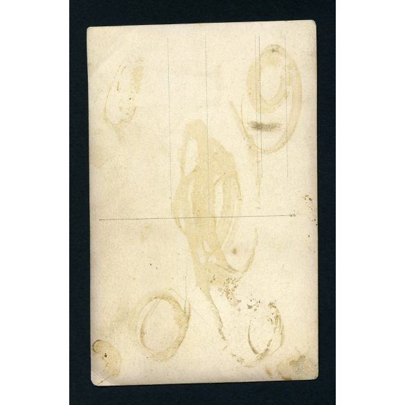 Fiatal pár magyaros ruhában, magyar címer, 1920-as évek, Eredeti fotó, papírkép.  