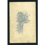 Belouchovszky (?) műterem, Kiskunfélegyháza, katona egyenruhában, portré, 1900-as évek, Eredeti kabinetfotó.   