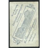 Özv. Bienenfeldné gyorsfényképészeti műterme, Budapest, Városliget, csinos hölgy medállal, portré, 1900-as évek, Eredeti CDV, vizitkártya fotó, hátlapon a műterem rajza.  