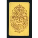 Kózmata műterem, Budapest, elegáns hölgy legyezővel, portré, 1870-es évek, Eredeti CDV, vizitkártya fotó.  