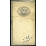 Rácz műterem, Budapest, magyar katonatiszt feleségével, egyenruha, érdemrend, portré, gyönyörű karácsonyi emlékfotó, 1904, 1900-as évek, Eredeti fotó nagyméretű díszes paszpartuban, áttetsző tasakban.