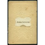 Vidor Fotószalon, kislány virágokkal,  'Hiszek Magyarország Feltámadásában', irredenta, 1933, 1930-as évek, Eredeti kasírozott fotó, papírkép díszes sorszámozott dombornyomott mappában.   