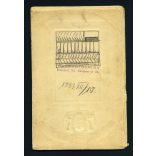 Vidor Fotószalon, kislány virágokkal,  'Hiszek Magyarország Feltámadásában', irredenta, 1933, 1930-as évek, Eredeti kasírozott fotó, papírkép díszes sorszámozott dombornyomott mappában.   