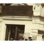 'Kaiser Franz Josef Platz', üzletek, bazársor valahol Galíciában, 1. világháború, 1910-es évek, Eredeti fotó, papírkép.  