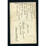 Zenker műterem, Budapest (?), házaspár portréja, "25 éves házasságunk alkalmából", Zimmer József és neje, sz. Cseh Jozefa, kalap, újság, 1913, 1910-es évek, Eredeti fotó, papírkép.  