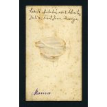 Watzek műterem, Zimony (Semlin), Vajdaság,  Lisztl Antalné szül.: Schreiber Júlia (Lisztl Irma édesanyja) egész alakos portréja, 1860-as évek, Eredeti CDV, vizitkártya fotó. 