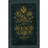 Rottmayer műterem, Laibach, Habsburg Birodalom (Szlovénia),  elegáns hölgy kalapban, portré, 1890-es évek, Eredeti CDV, vizitkártya fotó. 