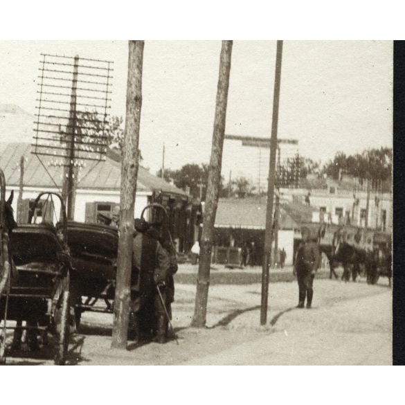 Konflisok egy galíciai városban, 1. világháború, keleti hadszíntér, 1910-es évek, Eredeti fotó, papírkép.   