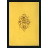 Kózmata műterem, Pest, elegáns pár gyönyörű ruhákban, 'Jeney J. és Erzsi nővérem' (az eredeti albumon feliratozva), 1860-as évek, Eredeti korai kabinetfotó. 