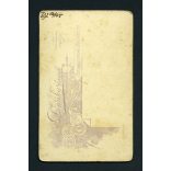 Dunky fivérek műterem, Kolozsvár, Erdély, elegáns hölgy portréja, 1889, 1890-es évek, Eredeti CDV, vizitkártya fotó.  